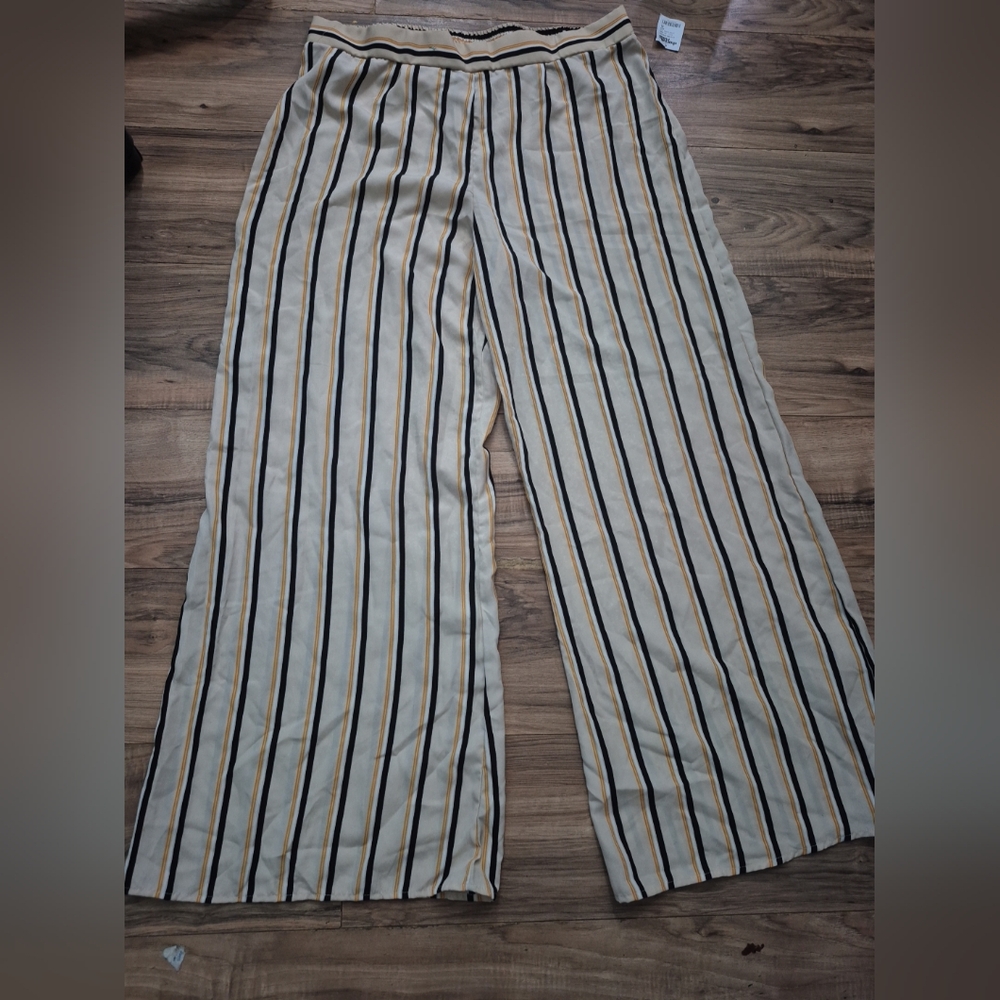 Striped Wide-Leg Pants Brand Charlotte Russ
